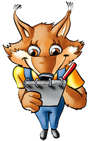Energieluchs-Maskottchen