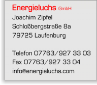 Adresse der Energieluchs GmbH